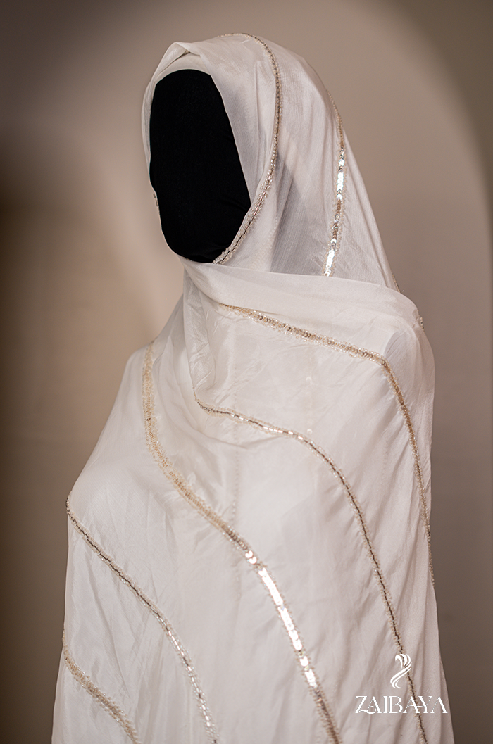 Opaline Beaded Hijab