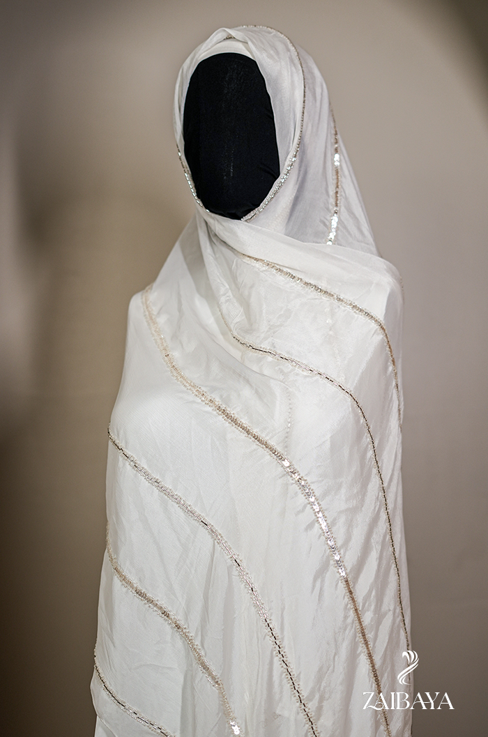 Opaline Beaded Hijab