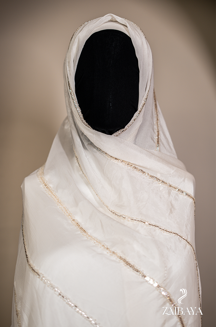 Opaline Beaded Hijab