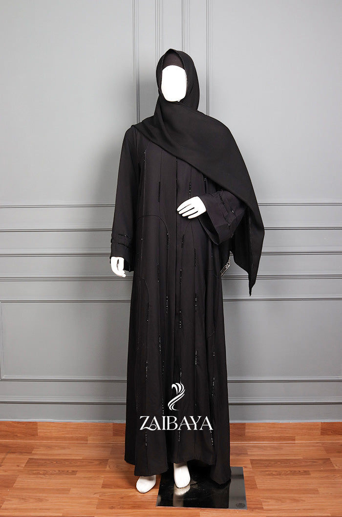 Black Bead Abaya