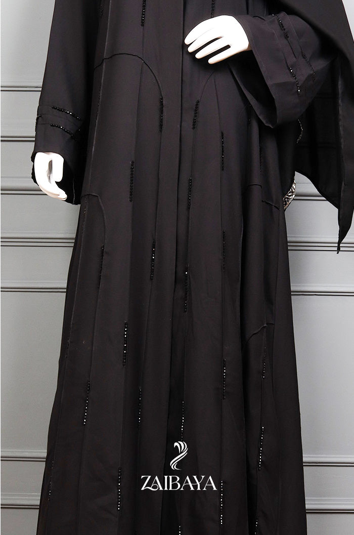 Black Bead Abaya
