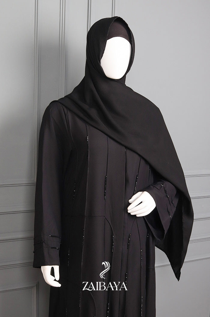 Black Bead Abaya