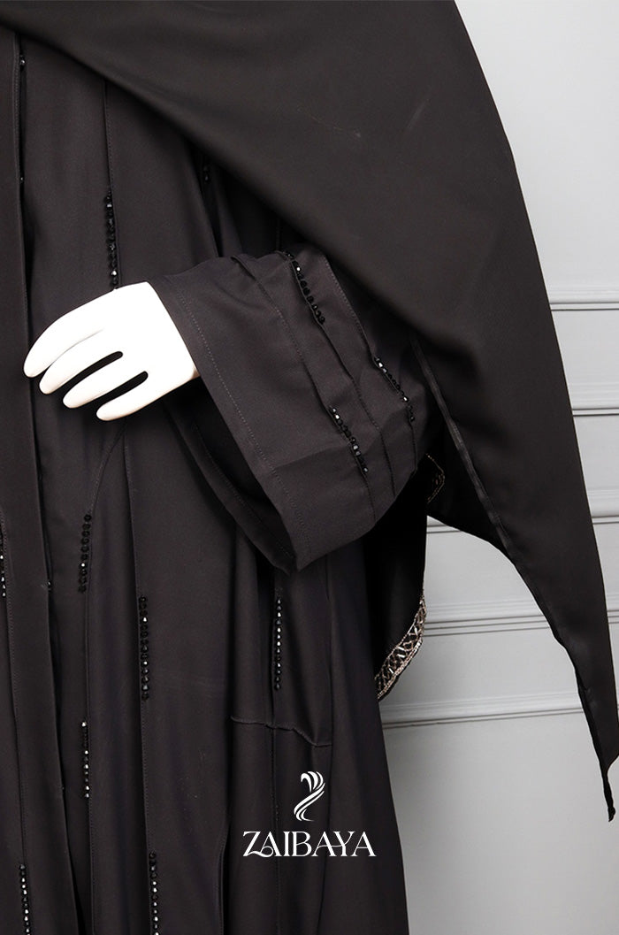 Black Bead Abaya