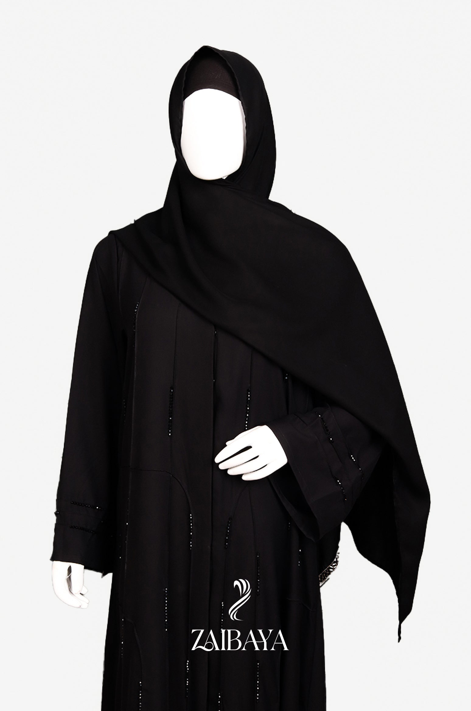 Black Bead Abaya