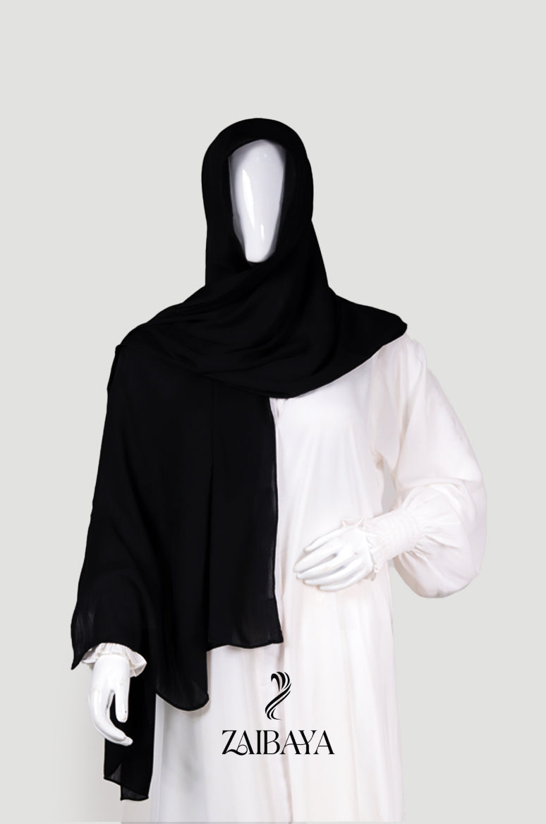 Premium Georgette Black Hijab