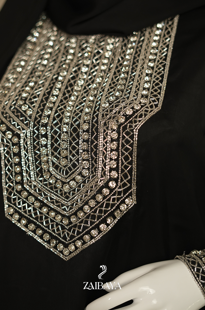 Ornate Black Abaya
