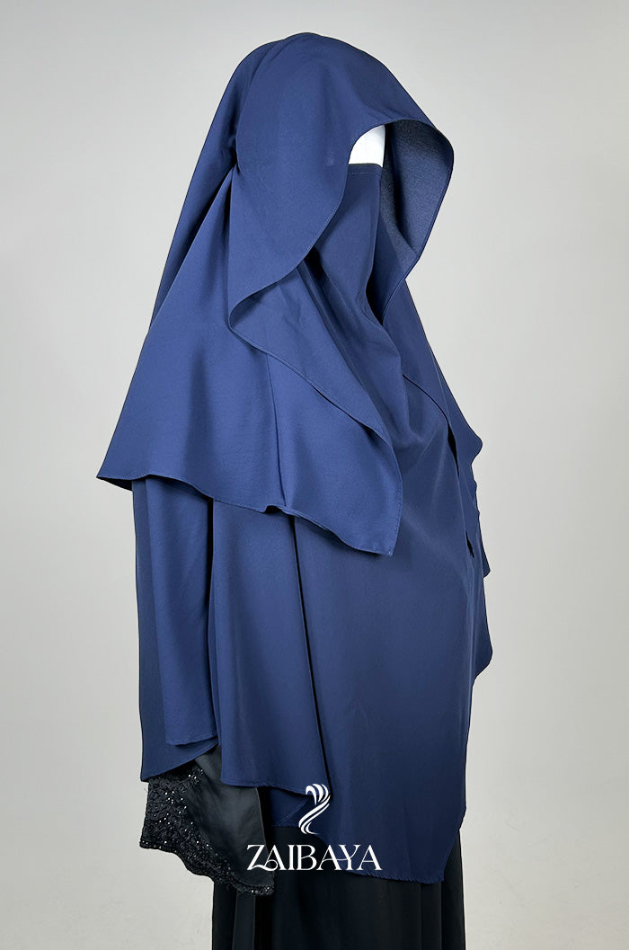 Navy Khimar