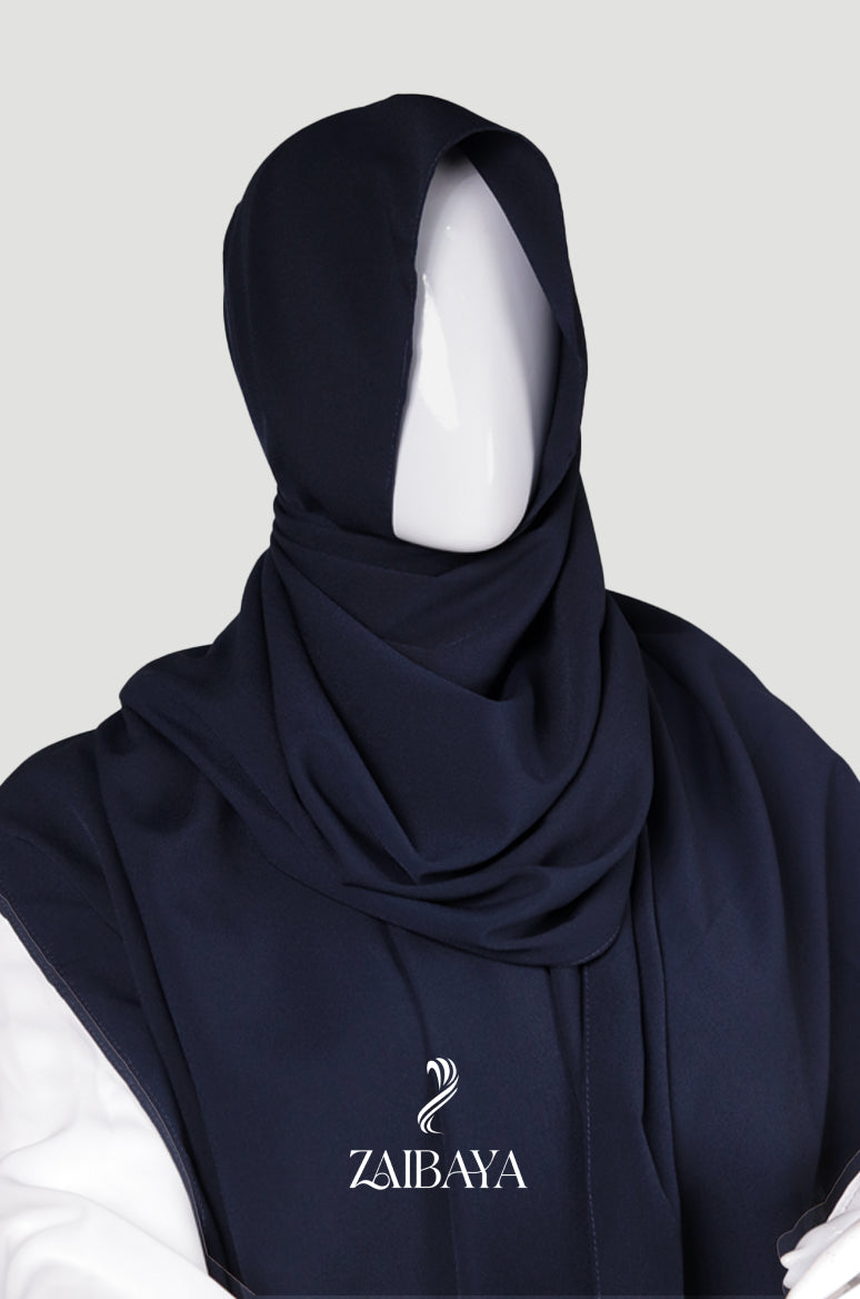 Premium Georgette Deep Black Hijab