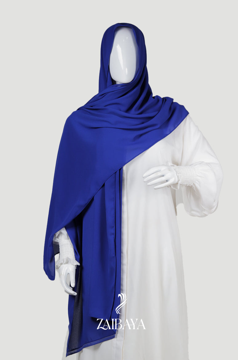 Premium Georgette Royal Blue Hijab