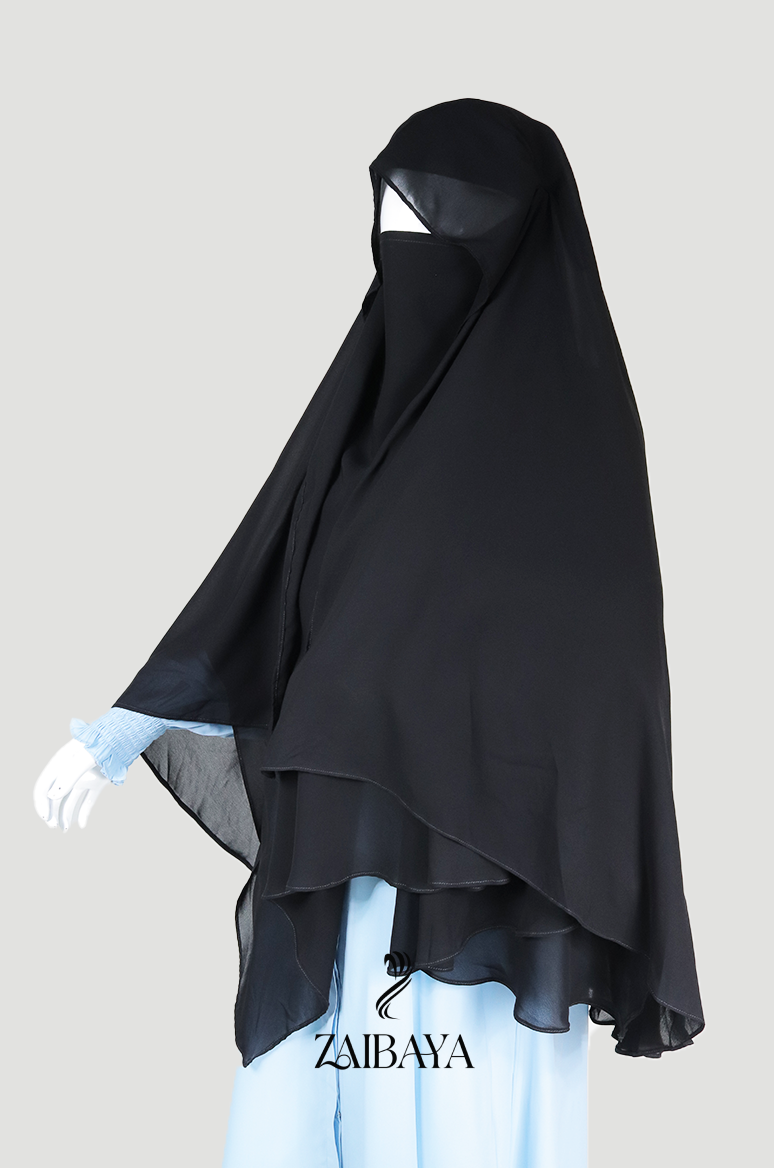 Premium Black Khimar